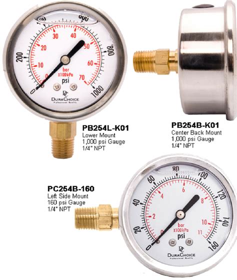 What Style of Pressure Gauge Connection Works Best?