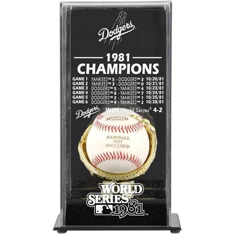 Los Angeles Dodgers Fanatics Authentic 1981 World Series Champions ...