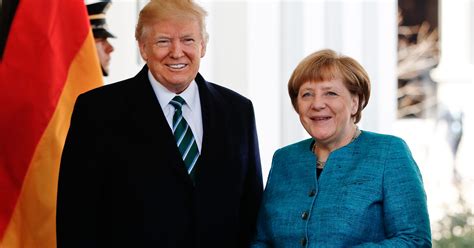 Angela Merkel Donald Trump Meeting Refuse Handshake