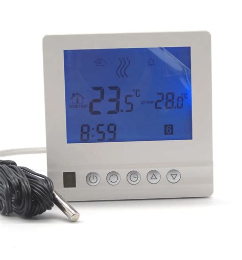 EU weekly programmable electric floor heating thermostat 220V 16A -in ...