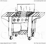 Barbecue Grills Coloring Pages sketch template