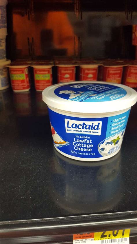 Lactaid Cottage Cheese, Lowfat: Calories, Nutrition Analysis & More | Fooducate