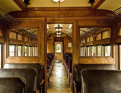 Vintage train interior | Classy old leather and wood. Halton… | Flickr - Photo Sharing!