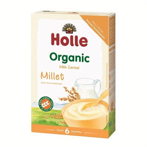 Holle - Organic Milk Cereal with millet - Farmaci Era