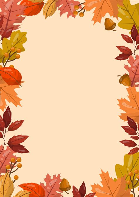 Fall Printable Borders