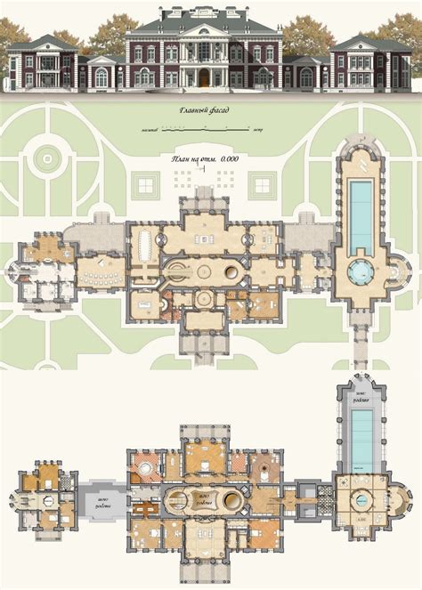 Modern Mega Mansion Floor Plans