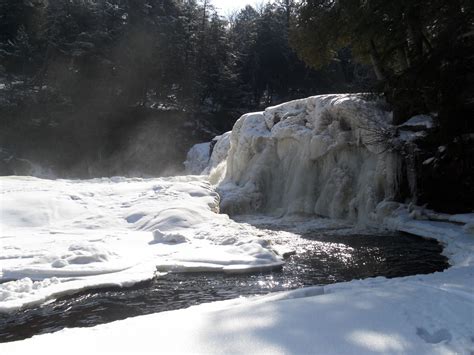 The Porcupine Mountains' waterfalls are beautiful in any season. | Waterfall, Scenic, Ontonagon