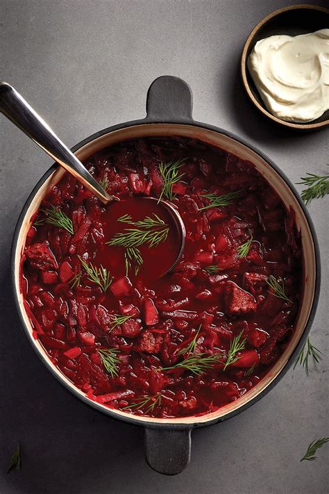 Borscht With Beef And Beets Recipe - Chatelaine | Recipe | Best soup ...