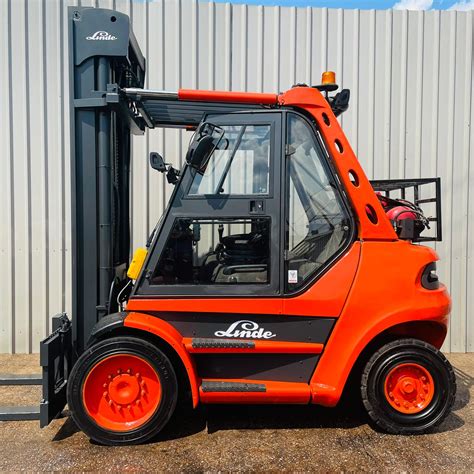 LINDE H80T-03 USED GAS FORKLIFT (#3490)