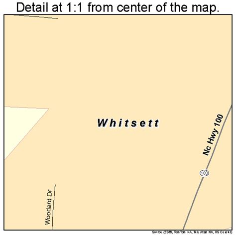 Whitsett North Carolina Street Map 3773760