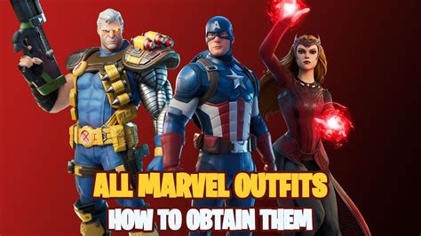 All Marvel outfits in Fortnite and how to obtain them - Meristation USA