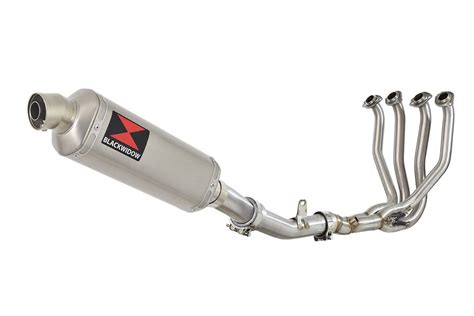 ZX6R ZX-6R 2009-2023 Race De-Cat Exhaust System 300mm Hexagonal Brushed Stainless Silencer