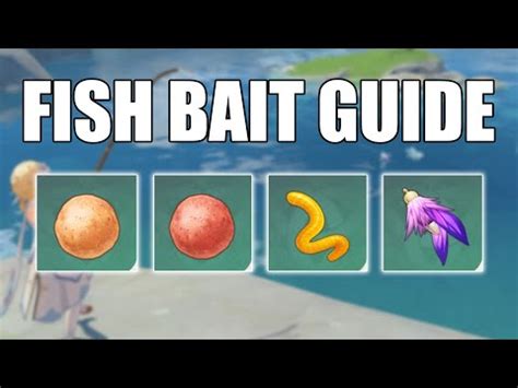 Easy Fish Bait Guide - Genshin Impact Fishing - YouTube