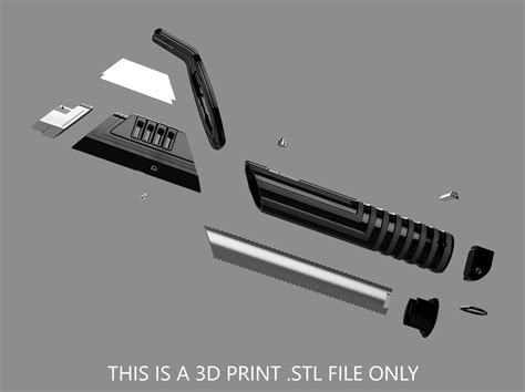 ArtStation - Mandalorian Darksaber - 3D Print .STL File | Resources