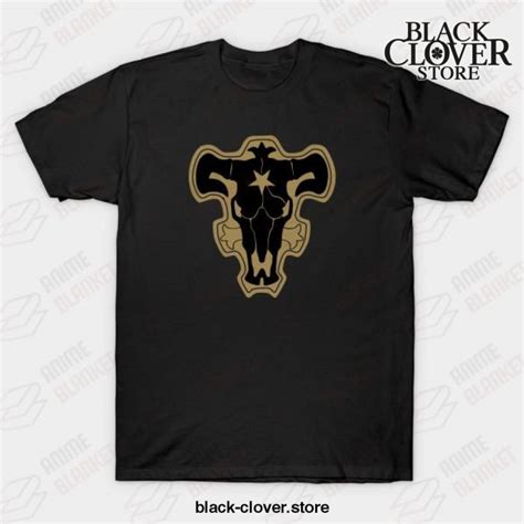 Black bulls logo T-Shirt - Black Clover Store