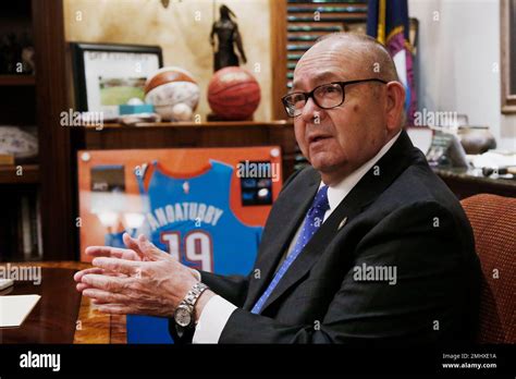 Bill Anoatubby, Governor of the Chickasaw Nation, is pictured during an interview in his office ...