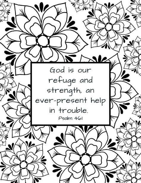 Free Printable Bible Verse Coloring Page - Coloring Home