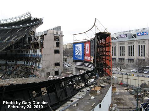 Yankee Stadium Demolition, 02/24/10: removal of the last p… | Flickr