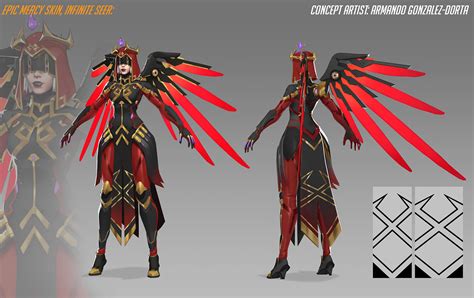 Infinite Seer Mercy Skin Concept Art - Overwatch 2 Art Gallery