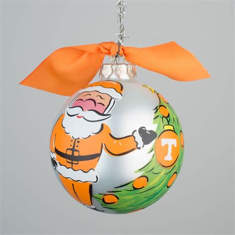 Tennessee Santa Glass Ornament | Glass ornaments, Ornaments, Tennessee ...