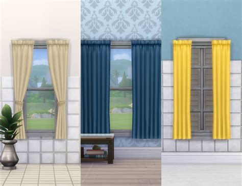My Sims 4 Blog: Simple Curtains by Plasticbox