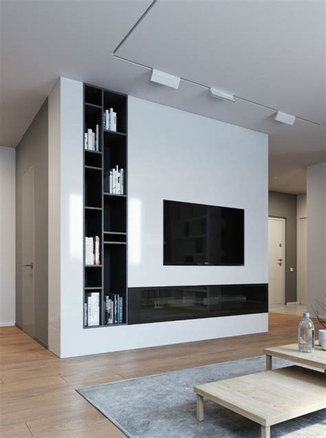 Simple Small Living Room Modern Tv Wall Design - The Top Resource - duwikw