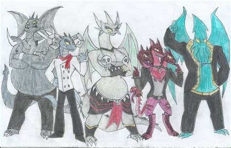 Lamashtu and her Exes by Gallibon on DeviantArt