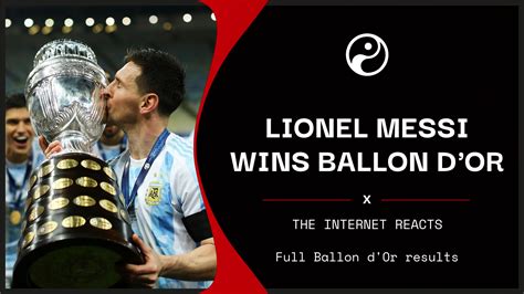 Lionel Messi wins the 2021 Ballon d'Or: How the football world reacted