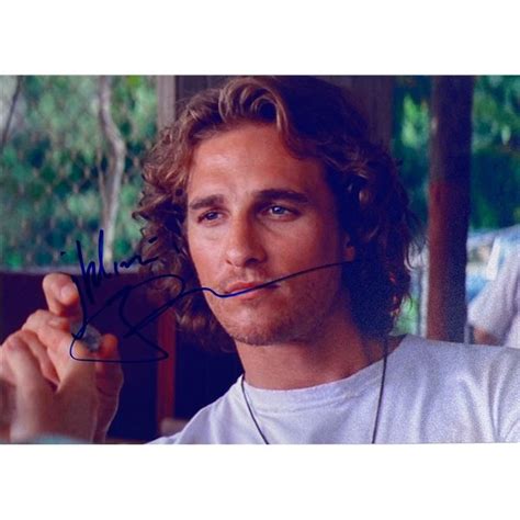 Autograph Signed Matthew McConaughey Photo