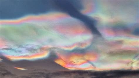 Extremely rare 'rainbow clouds' light up Arctic skies for 3 days in a ...