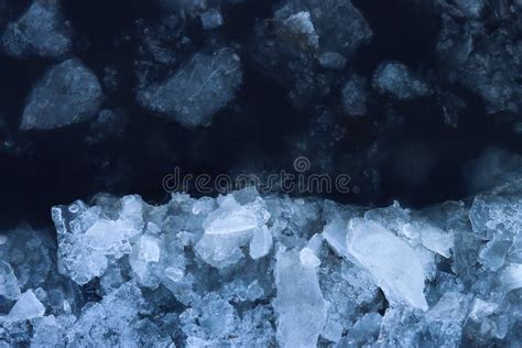 Broken Ice Abstract Background, Texture Stock Photo - Image of macro ...