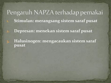 NAPZA (Narkotika, Alkohol, Psikotropika, dan Zat Adiktif | PPT