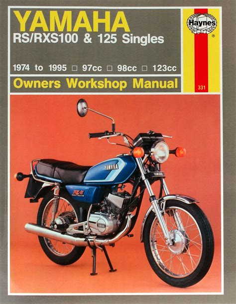 Yamaha RXS100 1983 - 1995 Haynes Repair Manuals & Guides