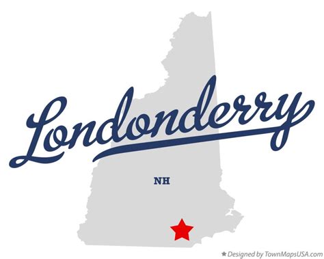 Map of Londonderry, NH, New Hampshire