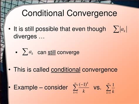 PPT - Alternating Series; Absolute and Conditional Convergence PowerPoint Presentation - ID:2940720