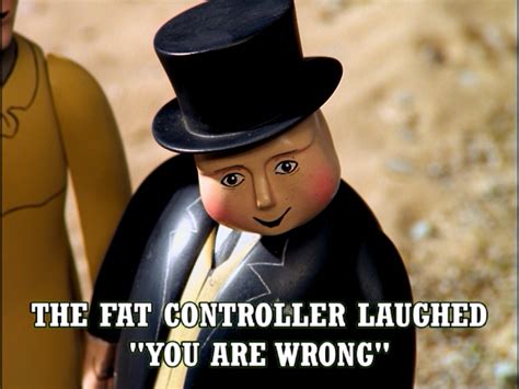 The Fat Controller Laughed by TheThomaGuy on DeviantArt