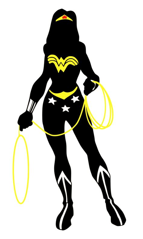 Wonder Woman Classic Silhouette by viscid2007 on DeviantArt