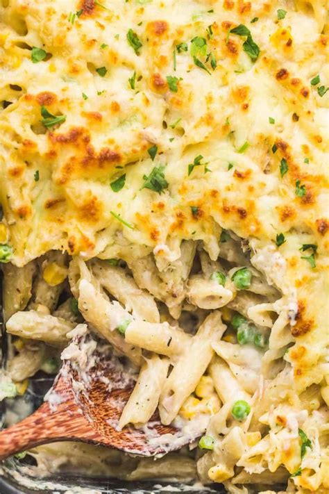 Creamy Tuna Pasta Bake (Tuna Casserole) - Little Sunny Kitchen