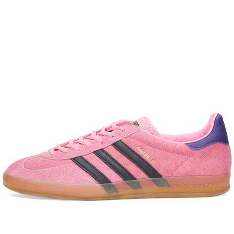 Adidas Gazelle Indoor Bliss Pink, Core Black & Collegiate Purple | END.