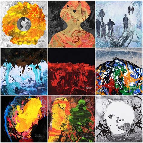 Radiohead Album Covers