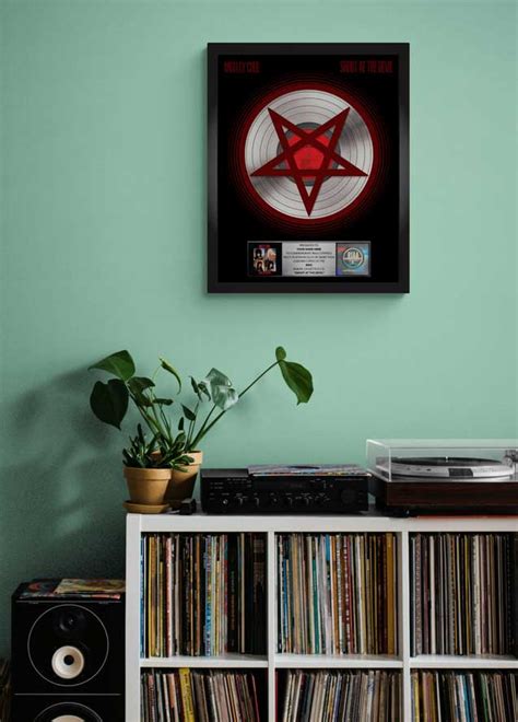 Shout At The Devil Commemorative Album Plaque – Crüeseum