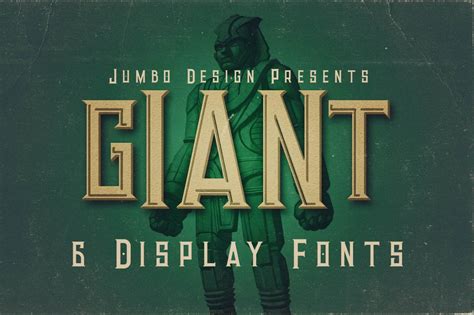 Giant - Vintage Style Font | Fonts ~ Creative Market