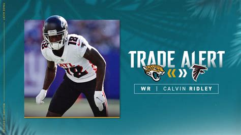 Trade Alert: Jaguars acquire wide receiver Calvin Ridley via Trade