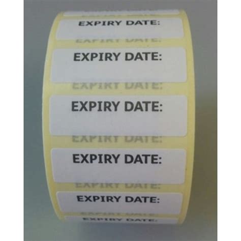 "Expiry Date" Stickers Pack 1000