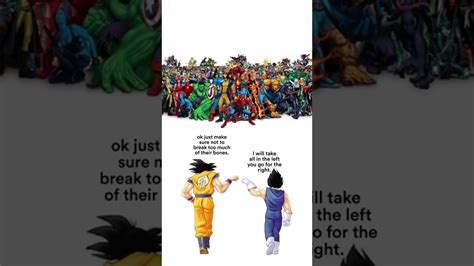 Introducir 76+ imagen goku y vegeta vs marvel - Viaterra.mx