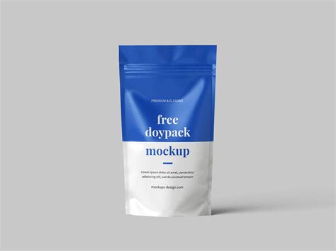 Free Standing Pouch Mockup PSD | Mockuptree