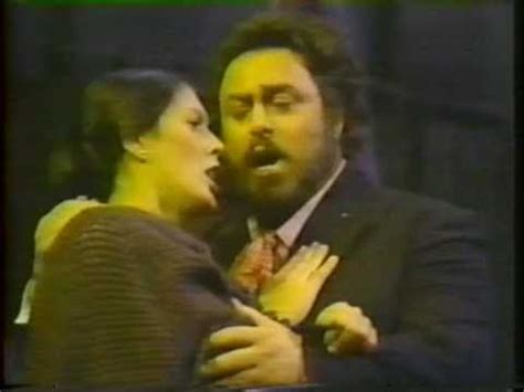 LA BOHEME - Puccini - (Act 1 Final) LIVE Leila Guimarães & Pavarotti sing the 2 final arias & duet