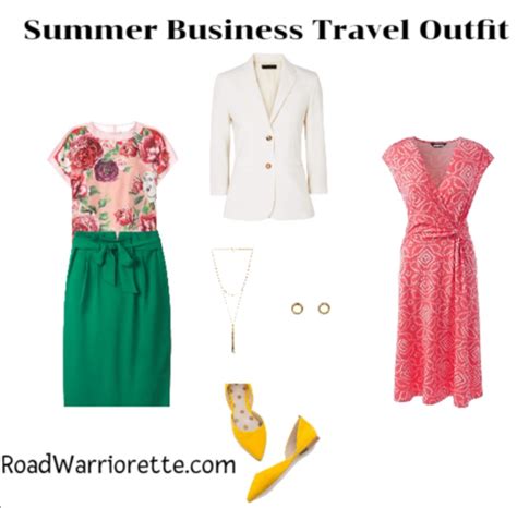 summer business travel outfit - Road Warriorette