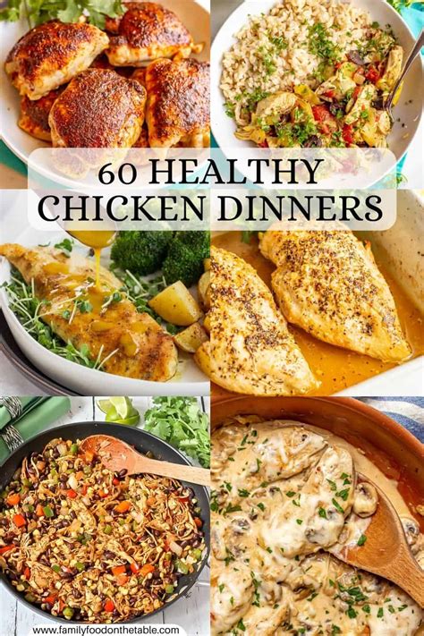 Healthy Chicken Dinners - 60 Easy, Delicious Recipes - Family Food on ...