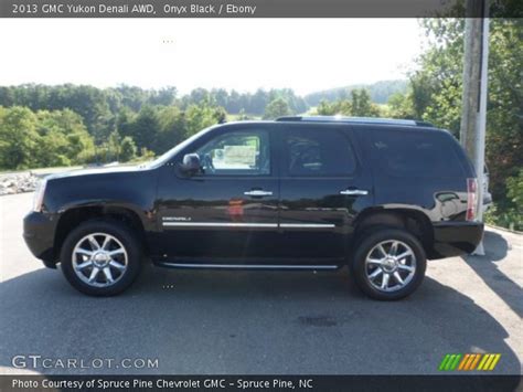 Onyx Black - 2013 GMC Yukon Denali AWD - Ebony Interior | GTCarLot.com - Vehicle Archive #68093718